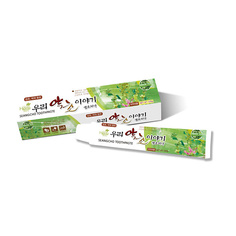 OUR HERB STORY Паста зубная "Зеленый чай"
