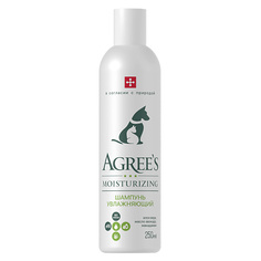 AGREES FOR PETS Увлажняющий шампунь для животных Легкое расчёсывание, с маслом авокадо и макадамии