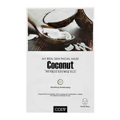 COS.W Маска для лица с экстрактом кокоса увлажняющая и успокаивающая