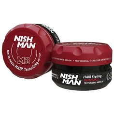Паста для укладки волос NISHMAN Матовая паста для формирования беспорядочной фиксации укладки волос М3 100