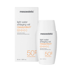 Солнцезащитный крем для лица MESOESTETIC Солнцезащитная эмульсия для лица SPF 50+ /Mesoprotech light water antiaging veil 50