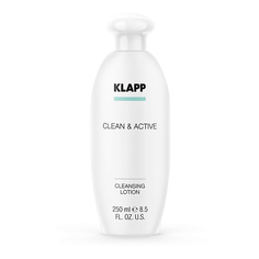 Молочко для умывания KLAPP COSMETICS Очищающее молочко CLEAN&ACTIVE Cleansing Lotion 250.0