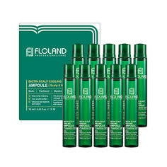 Ампулы для волос FLOLAND Набор ампул с биотином, кислотами и экстрактами растений Biotin Scalp Cooling Ampoule 130