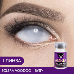 Цветные линзы ADRIA Цветные контактные линзы, Sclera, Voodoo, 1 линза