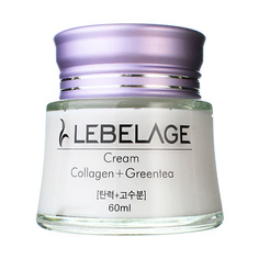 Крем для лица LEBELAGE Увлажняющий крем для лица с Коллагеном и Зеленым чаем Moisture Cream 60