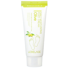 LEBELAGE Крем для ног с Маслом оливы Смягчающий Daily Moisturizing Olive Foot Cream 100