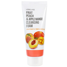 Мусс для умывания LEBELAGE Пенка для умывания с Персиком и Манго Cleansing Foam Peach&Apple Mango 100