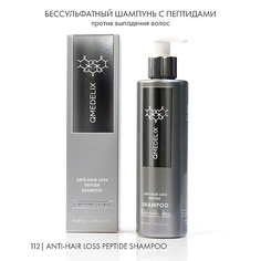 QMEDELIX 112 Бессульфатный шампунь от выпадения с пептидами для роста волос