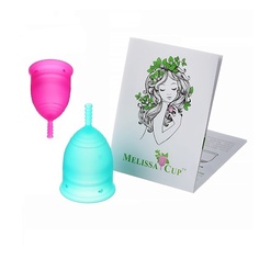 Менструальная чаша MELISSACUP Набор из 2-х менструальных чаш SIMPLY TWO размер M+S цвет сирень+черника