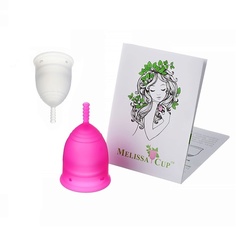 Менструальная чаша MELISSACUP Набор из 2-х менструальных чаш SIMPLY TWO размер M+S цвет сирень+черника