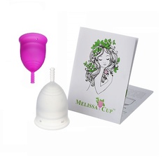 Менструальная чаша MELISSACUP Набор из 2-х менструальных чаш SIMPLY TWO размер L+M цвет черника+ландыш