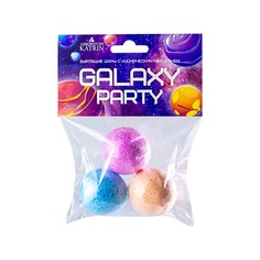 LABORATORY KATRIN Набор бомбочек для ванны с глиттером "Galaxy Party"