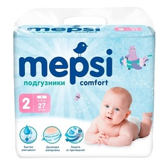 Подгузники MEPSI Детские подгузники, S (4-9кг) 27