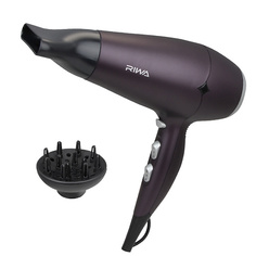 RIWA Мощный бытовой фен мощностью 2100 Вт с насадкой для ветра RIWA RC-7166