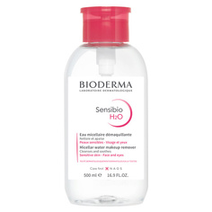 BIODERMA Мицеллярная вода Сенсибио Н2О (с помпой)