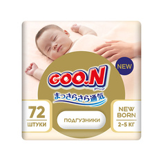 GOO.N Подгузники Soft 1/NB (2-5 кг) 72 Goon.