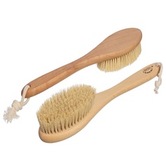 Щетка для тела YOZHIK Щётка для сухого массажа класса L Light, волокно тампико