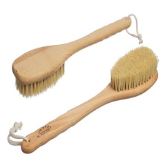 Щетка для тела YOZHIK Щётка для сухого массажа класса XL модель Bermuda, тампико