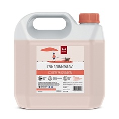 CLEAN AGENT Гель-шампунь для лап собак c хлоргексидином