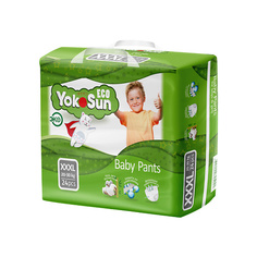 Подгузники-трусики YOKOSUN Детские подгузники-трусики Eco размер XXXL (20-30 кг), 24шт. 0.0041