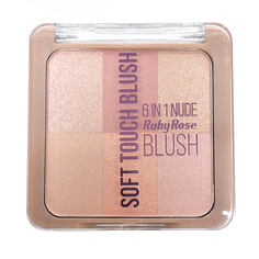 Румяна RUBY ROSE Палетка румян Soft touch Blush