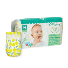 OFFSPRING Подгузники, M 6-10 кг Лимоны 42
