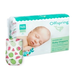 OFFSPRING Подгузники, NB 2-4 кг Арбузы 56