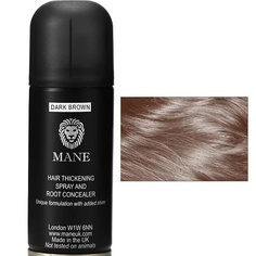 Mane Аэрозольный камуфляж для волос Mane Dark brown (темно-коричневый)