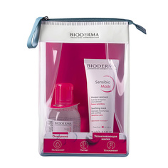 BIODERMA Набор для чувствительной кожи Sensibio: Маска + H2O