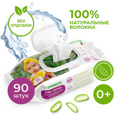 SYNERGETIC Влажные салфетки Pure&Nature "Алоэ вера и нежный хлопок" без отдушек 0+