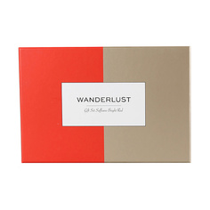 Модные аксессуары WANDERLUST Подарочный набор Saffiano Bright Red + Champagne Gold. Комплект: обложки на паспорт
