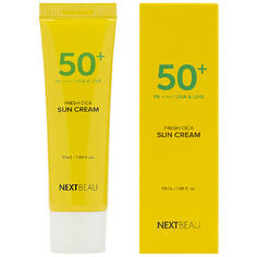 NEXTBEAU Солнцезащитный освежающий крем с центеллой азиатской SPF 50+ / PA++++
