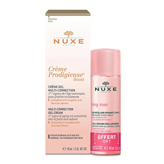 NUXE Набор CREME PRODIGIEUSE BOOST гель-крем + мицеллярная вода