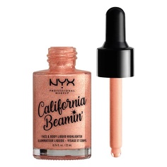 Хайлайтеры NYX Professional Makeup Жидкий хайлайтер для лица и тела CALIFORNIA BEAMIN’ FACE AND BODY LIQUID HIGHLIGHTER