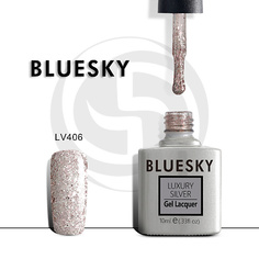 Гель-лак для ногтей BLUESKY Гель-лак Luxury Silver Блестящая феерия