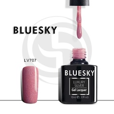 Гель-лак для ногтей BLUESKY Гель-лак Luxury Silver Брызги шампанского