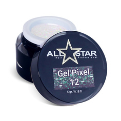 Гель-краска для ногтей ALL STAR PROFESSIONAL Гель для дизайна ногтей, "Gel Pixel 01"