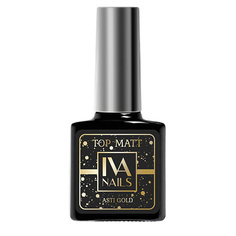 Верхнее покрытие для гель-лаков IVA NAILS Матовый топ Gold 8