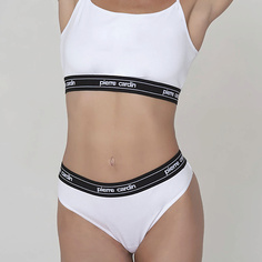 Бельё PIERRE CARDIN Трусы женские casual sport string белый