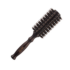 Расческа для волос MELONPRO Брашинг с облегченной деревянной ручкой и натуральной щетиной 31 мм