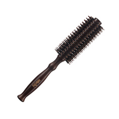 Расческа для волос MELONPRO Брашинг с облегченной деревянной ручкой и натуральной щетиной 19 мм