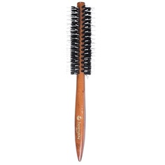 Аксессуары для волос HAIRWAY Брашинг Hairway Glossy Wood деревянный, комбинированная щетина 12мм, 8 рядов