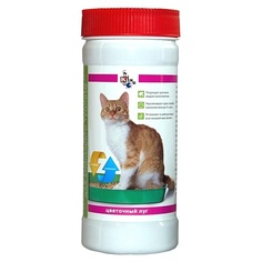 Средство против запаха и пятен КИСКА Ликвидатор запаха для кошачьего туалета "Цветочный луг" 400