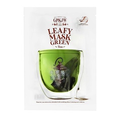 GPKJW Маска для лица с экстрактами листьев перечной мяты и зеленого чая (успокаивающая)