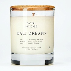 Свеча SOUL HYGGE Ароматическая свеча BALI DREAMS с хлопковым фитилем 225