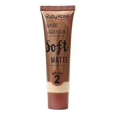 Тональные средства RUBY ROSE Тональная основа матирующая Soft Matte