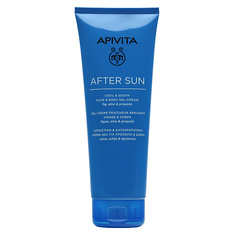 Солнцезащитный гель для лица и тела АПИВИТА Охлаждающий и увлажняющий гель-крем после солнца 200.0 Apivita