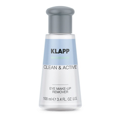 Двухфазное средство для снятия макияжа KLAPP COSMETICS Средство для снятия макияжа с глаз / Clean&ACTIVE EYE CARE 100.0