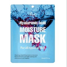 Маска для лица THINKCO Маска-салфетка для лица с гиалуроновой кислотой, HYALURONIC ACID MOISTURE MASK 23.0