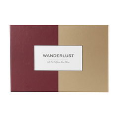 Модные аксессуары WANDERLUST Подарочный набор Saffiano Rose Wine + Champagne Gold. Комплект: обложки на паспорт